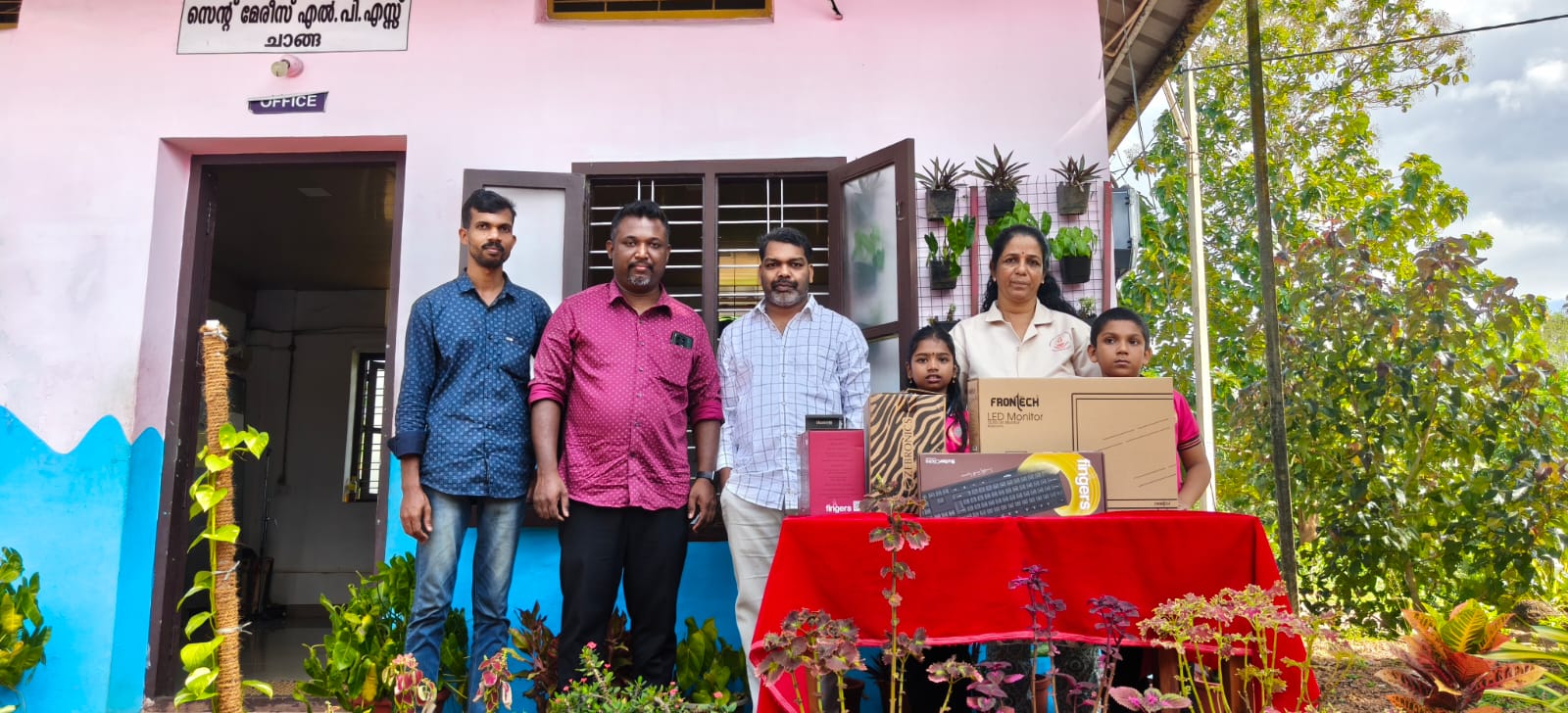 Handover Desktop to St Marys LP School, Changa