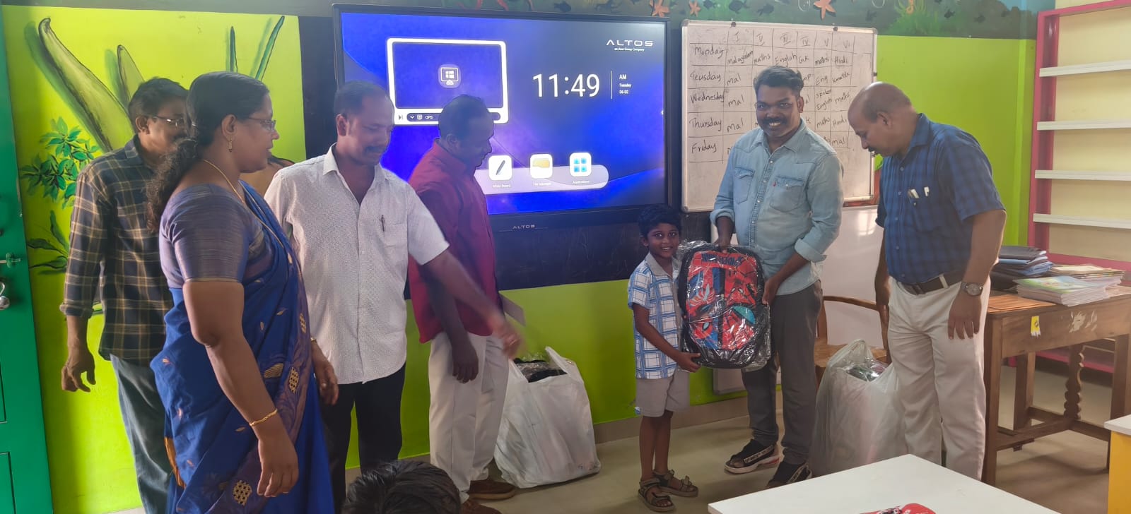 Bag Distribution at Govt. LP. School Parasuvaikal