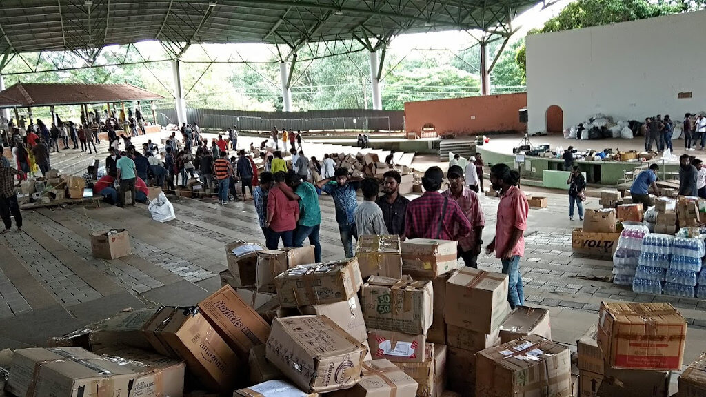 flood relief work