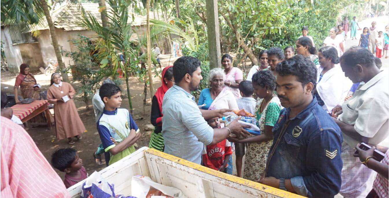 food material distribution, Kumarankari