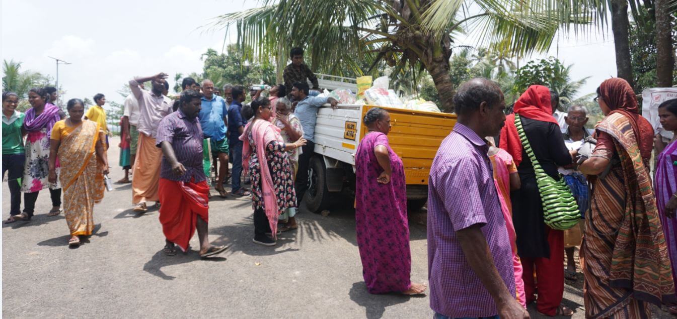 food material distribution, Kumarankari